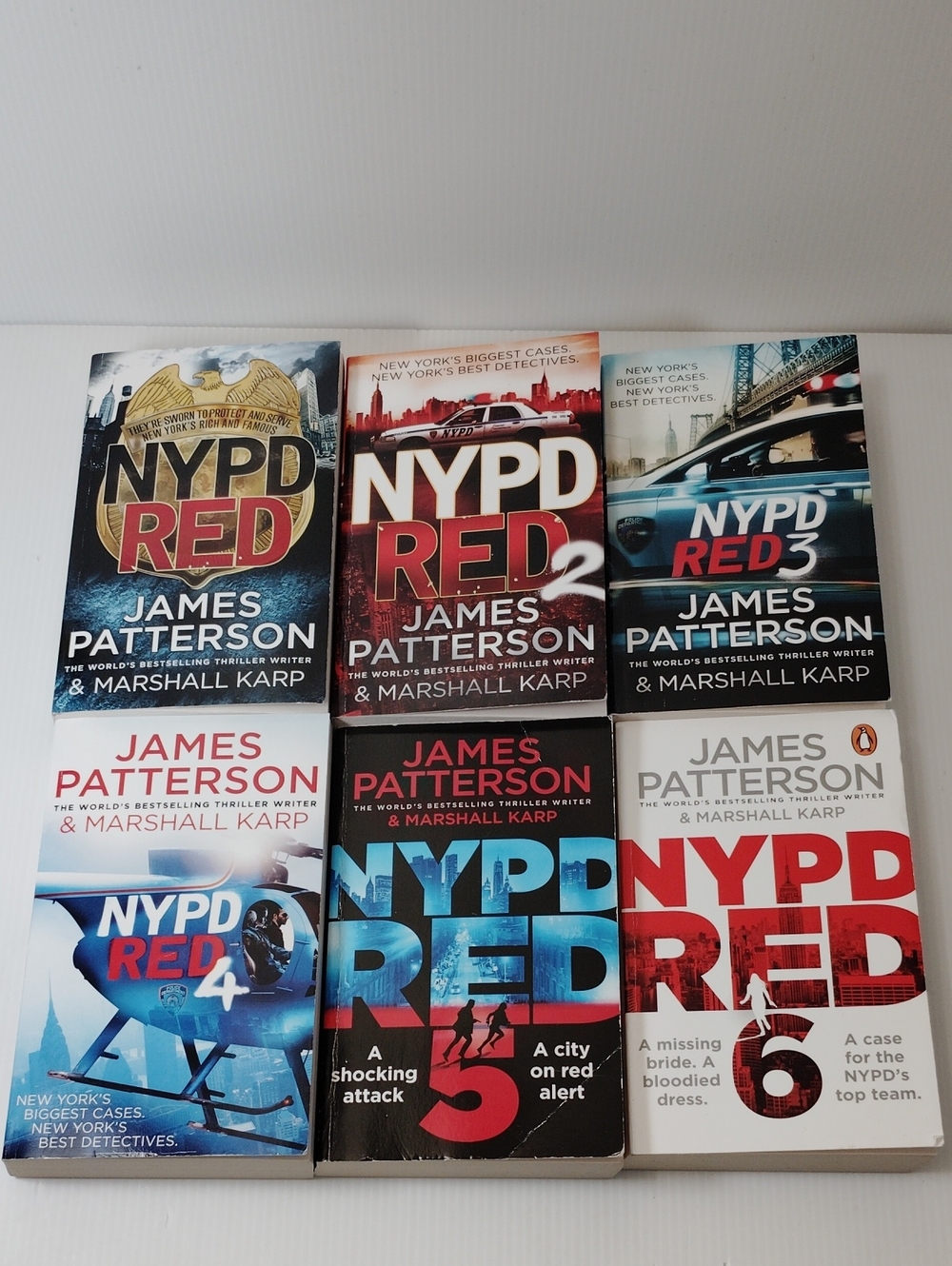 *UK Edition* NYPD Red Books #1-6 By James Patterson